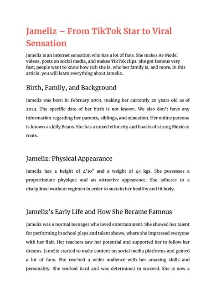 Discover the Inspiring Journey of Jameliz: A Global Music Sensation